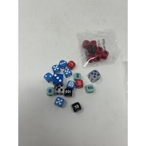 Lot of  Dice - Various Sided / size / color pokemon dungeons and dragons misc